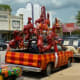 Art cars spotted in the Houston Heights