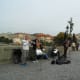 Musicians on Charles Bridge.