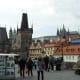 Stalls on Charles Bridge.