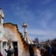 Unique chimneys attached to the roof of Casa Batllo.