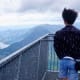 Standing on one of the "fingers", mesmerised by the stunning view.