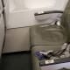 The seats were in good condition, but very dated looking. Luckily, there was a generous amount of leg room.