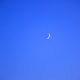 Moon and a star near Lake McDonald @ Glacier National Park
