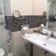 The sink area.