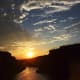 Sunset at Shoshone Falls in Shoshone Falls State Park in Twin Falls, Idaho