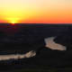Sunrise in Snake River Canyon near Twin Falls, Idaho
