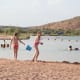 Swimming at Lea Lake