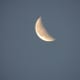 Half moon at Headlands International Dark Sky Park in Mackinaw City, Michigan