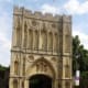 Norman Gate and Tower at Bury St Edmunds Abbey Gardens