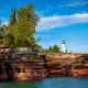 Devils Island Lighthouse at Apostle Islands National Lakeshore.