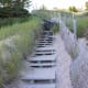 Staircase to the top of the Dune at c