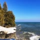 Cave Point County Park in Door County, Wisconsin