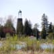 Bailey's Harbor Lighthouse in Door County, Wisconsin