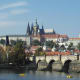 The royal route over Charles Bridge to Prague Castle.