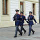 Changing of the guard at Prague Castle.