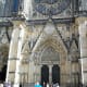 The main entrance to the cathedral on the west front.