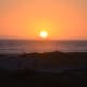 Sunset at Ocean City, Washington - We spent the night at a hotel on the beach.
