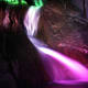 Seven Falls in Color in Colorado Springs, Colorado