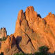 Sunrise at the Garden of the Gods in Colorado Springs, Colorado