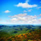 Bearfence Mountain looking west in Shenandoah National Park