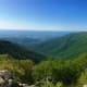 View from Hawksbill Mountain Summit in Shenandoah National Park