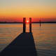 Sunset at First Landing State Park in Virginia Beach, Virginia.