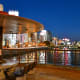Another Nakasu riverside view. The riverside walk feels really romantic under the blue evening sky.