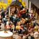Matsuri revelers. Hakata Machiya Folk Museum is a delight for travelers into miniature photography.