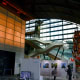 Main lobby of Kyushu National Museum, show piece of which is that immense Kazariyama.
