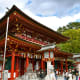 Dazaifu Tenmangu Shrine main prayer hall.