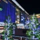 Dazzling Christmas trees were everywhere, transforming Hakata Station into a winter wonderland.