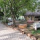 A hut with stone benches to relax during the nature walk