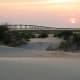Sand Dunes at Pea Island National Wildlife Refuge on the Outer Banks in North Carolina
