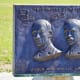 Wilbur and Orville Wright "They Taught Us To Fly" marker at the Wright Brothers National Memorial in Kitty Hawk, NC - Outer Banks North Carolina