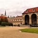 Mala Strana beyond the Wallenstein Palace.