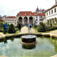 Towards the sala terrena, garden pavilion.