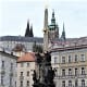 The column marking the end of a plague in 1713.