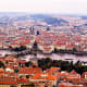 Prague Old Town across the River Vltava.