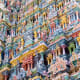 A Close-Up of One of Meenakshi Amman Temple's Stunning Gopuras