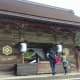 The main shrine of Izumo Taisha. Of note, worshippers clap four times instead of the usual two during prayers. This is a symbolic gesture of praying for one’s current or future partner.