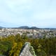 View of Matsue City from the top of Matsue Castle keep.