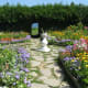 A pretty garden at one of the houses.