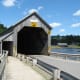 View of the two covered bridges.