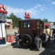 A vintage gas station.
