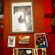From Gallery Salvador. The proprietor, Cuban artist Salvador Gonzáles Escalona, is a muralist, painter and sculptor. His works draw inspiration from Afro-Cuban culture, and he describes his art as a mixture of cubism, surrealism and the abstract.