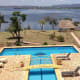 The out door swimming pool