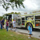 Looking at what is on a fire truck