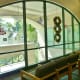 View looking outdoors from the upstairs