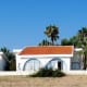 Beach side of villa.