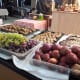 Fresh fruit and desserts.